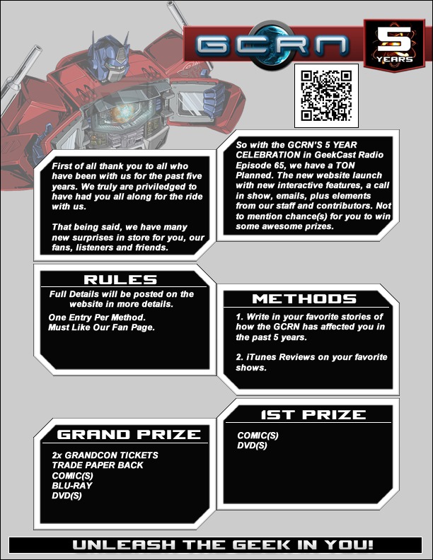 GCRN Year 5 Contest Rules