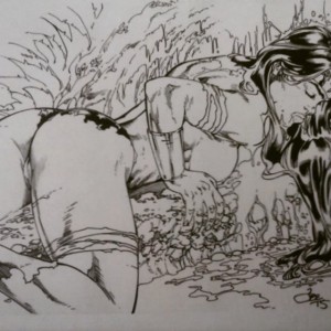 Savage Wonder Woman by Renato Camillo Inks by Kendra