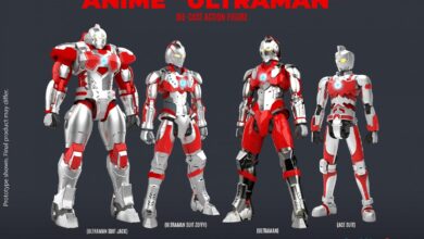1 12 Scale Anime ULTRAMAN Die cast Action Figure Group of 4 scaled