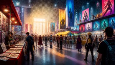 Comic con Blog Background